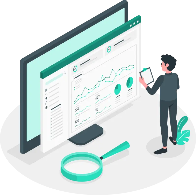 Dashboard Analytics Illustration